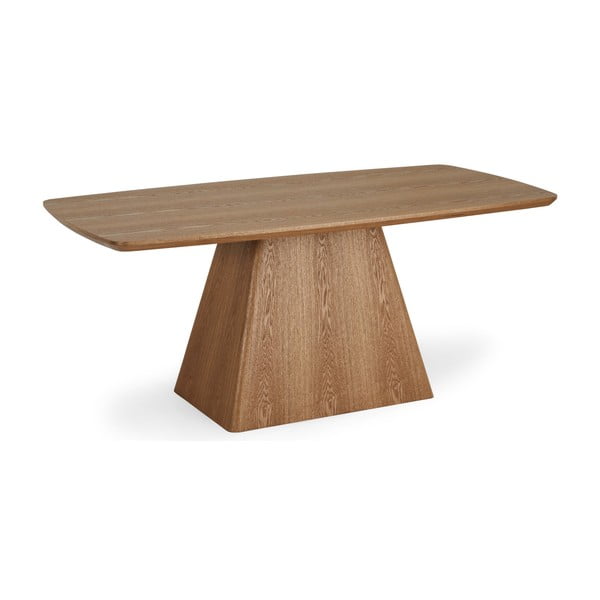 Jedilna miza z mizno ploščo v hrastovem dekorju 90x180 cm Star – Furnhouse