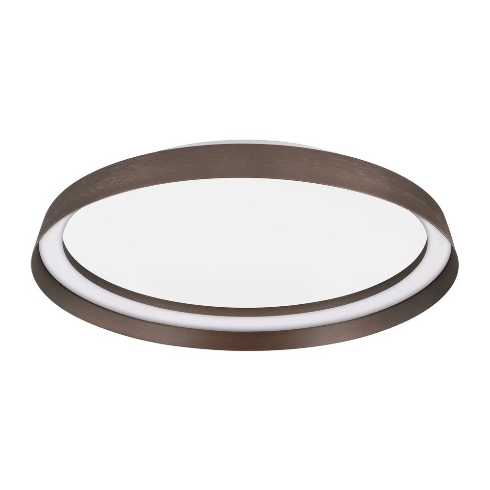 Rjava aluminijasta LED zatemnitvena stropna svetilka Ormi