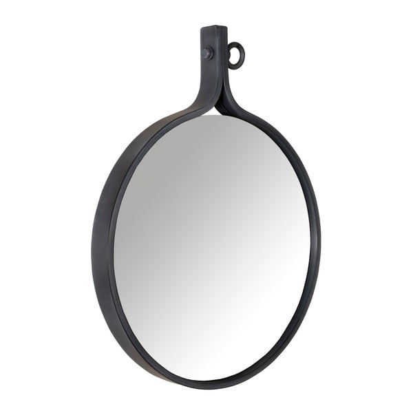 Ogledalo v črnem okvirju Dutchbone Attractif, širina 60 cm