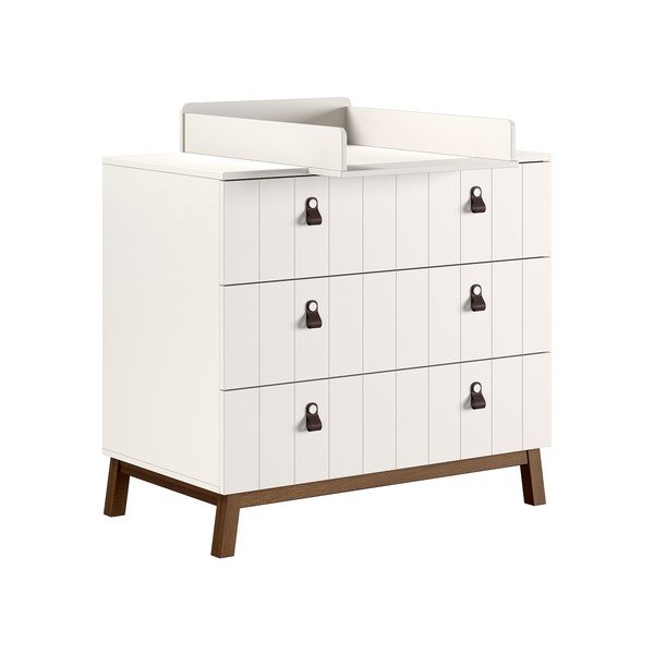 Bež previjalna miza s previjalnim pultom 98,5x94x57 cm Sezane – Vipack