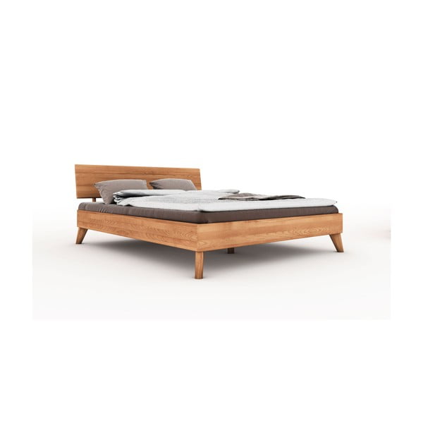 Zakonska postelja iz bukovega lesa 180x200 cm Greg 1 - The Beds