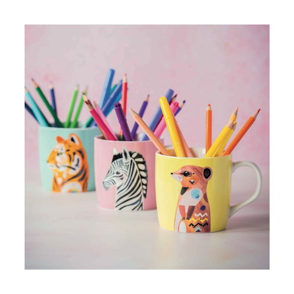 Moder porcelanast lonček Maxwell & Williams Pete Cromer Tiger, 375 ml-image-3