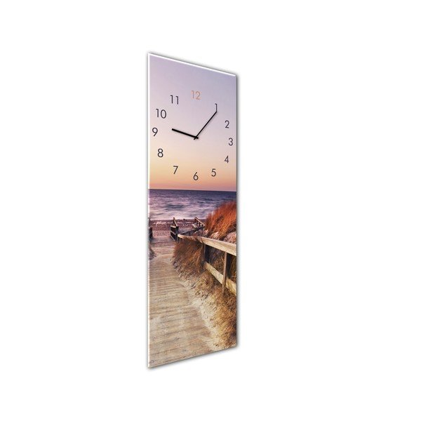 Stenska ura Styler Glassclock Sunset, 20 x 60 cm-image-1