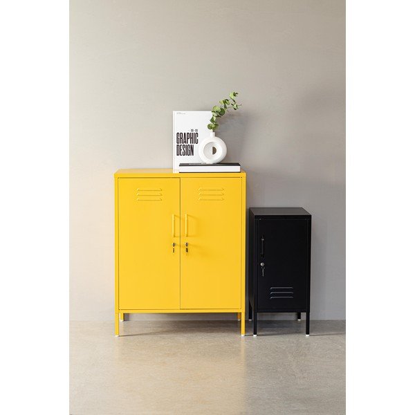 Svetlo modra kovinska omarica z možnostjo zaklepanja 35x76x40 cm Cambridge – Yes Everyday-image-1