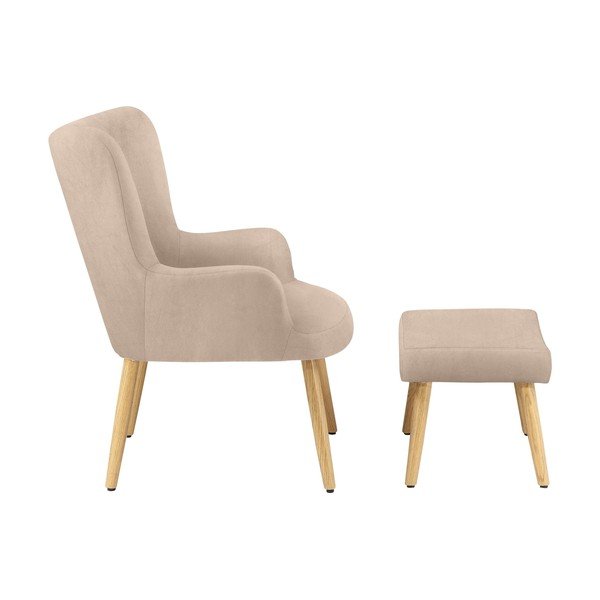 Bež fotelj Coco - Støraa -image-1