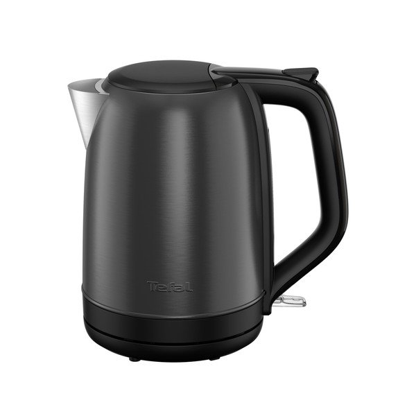 Sijajno črn grelnik vode 1,7 l Subito KO5S08E0 – Tefal