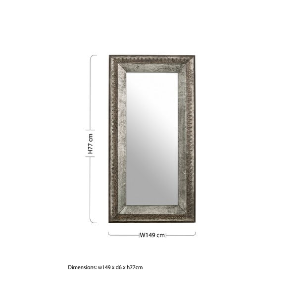 Stensko ogledalo 77x149 cm Elementary – Premier Housewares-image-3