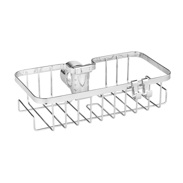 Kopalniška polica iz nerjavečega jekla v srebrni barvi z namestitvijo brez vrtanja Floresta – Wenko-image-3