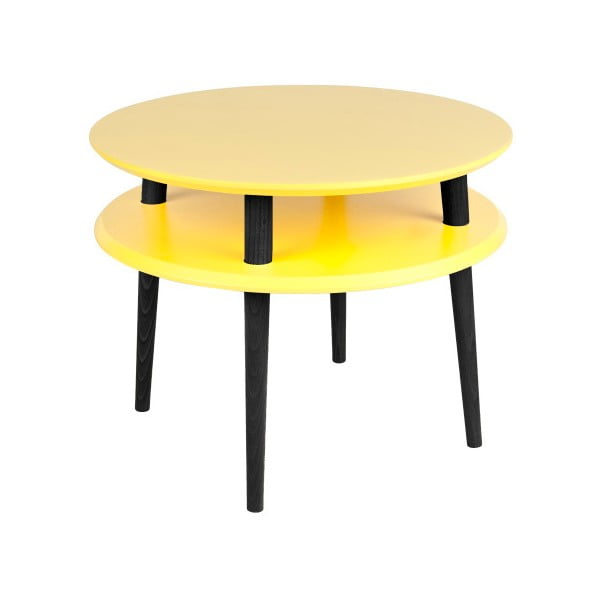 Rumena mizica s črnimi nogami Ragaba UFO, Ø 57 cm