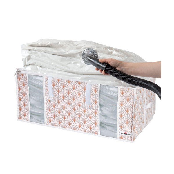 Škatla za shranjevanje z vakuumsko vrečo Compactor Signature Blush 3D Vacuum Bag, 210 l-image-1
