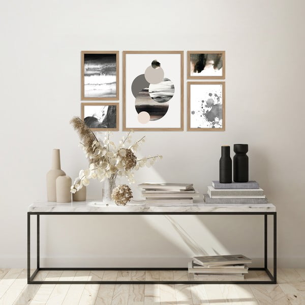 Slike v kompletu 5 ks 30x40 cm Planets – Malerifabrikken-image-1