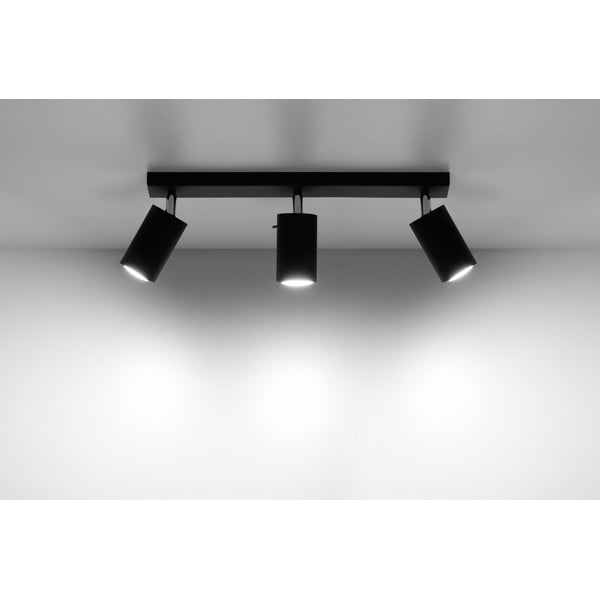 Črna stropna svetilka Sollux Etna-image-3