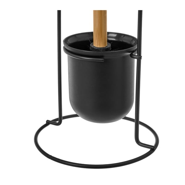 Črna kovinska WC ščetka Simply – Casa Selección-image-2