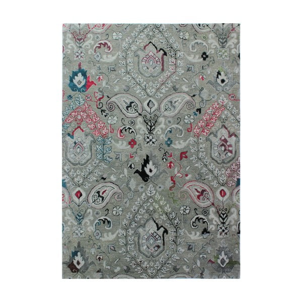 Siva ročno tkana preproga Flair Rugs Persian Fusion, 200 x 290 cm