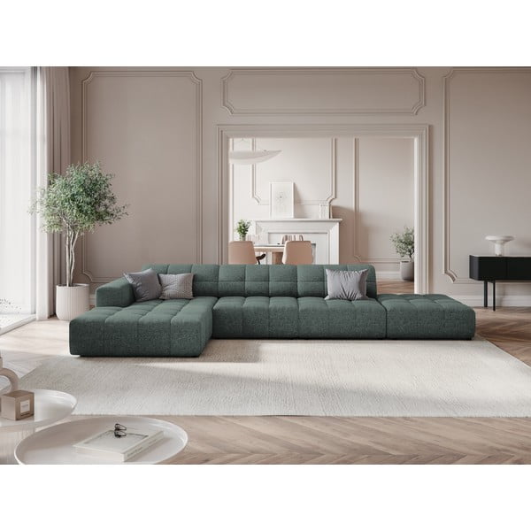 Turkizna kotna sedežna garnitura (levi kot) Chicago – Cosmopolitan Design-image-1