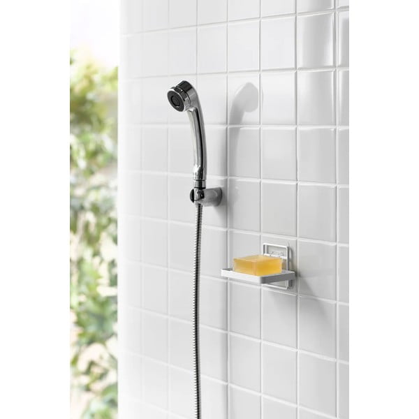 Bel kovinski podstavek za milo z namestitvijo brez vrtanja Film Hook – YAMAZAKI-image-3