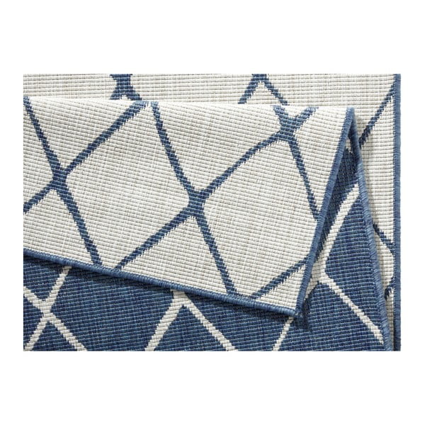 Modro-krem zunanja preproga NORTHRUGS Malaga, 120 x 170 cm-image-4