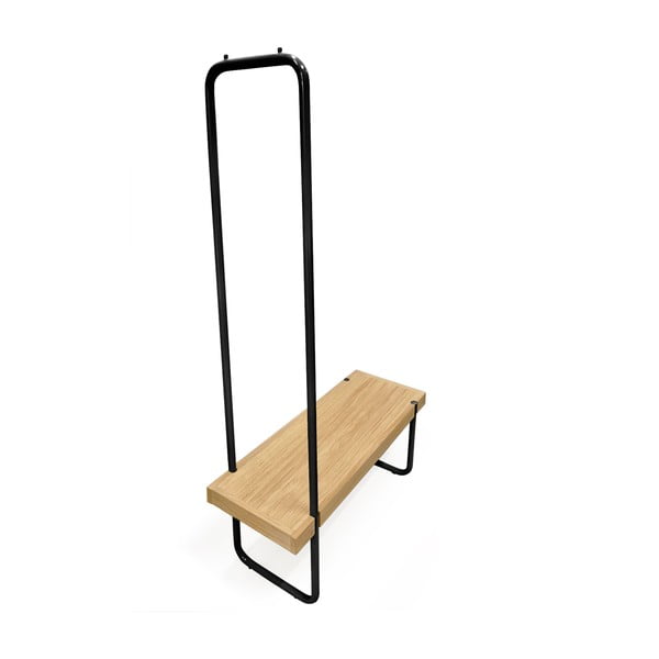 Komplet klopi in obešalnika z jekleno konstrukcijo Woodman Ben-image-2