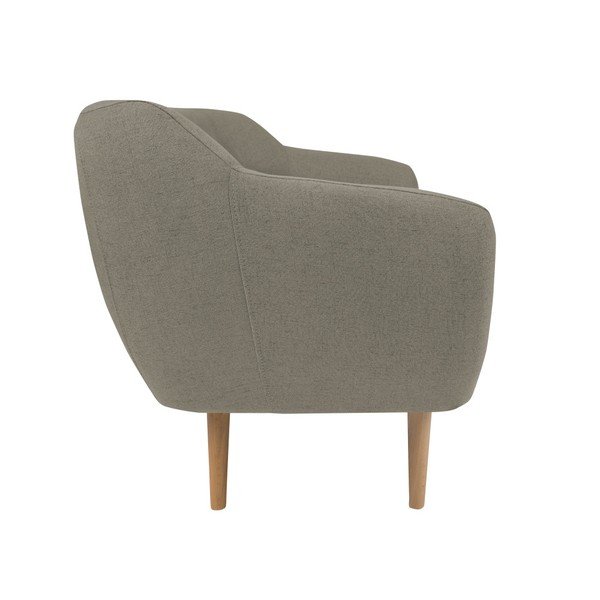 Rjava dvosedežna zofa s svetlimi nogami Mazzini Sofas Sicile-image-3
