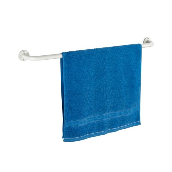 Belo stensko držalo za brisače Wenko Basic, 80 cm-image-3