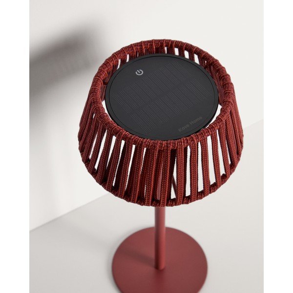 LED namizna/prenosljiva zunanja svetilka s solarnim panelom (višina 30 cm) Aldet – Kave Home-image-4