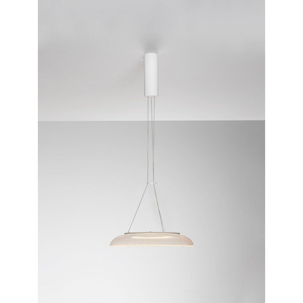 Mat bela aluminijasta LED viseča svetilka s senčilom iz akrilnega stekla ø 40 cm Mantle – Nova Luce-image-3