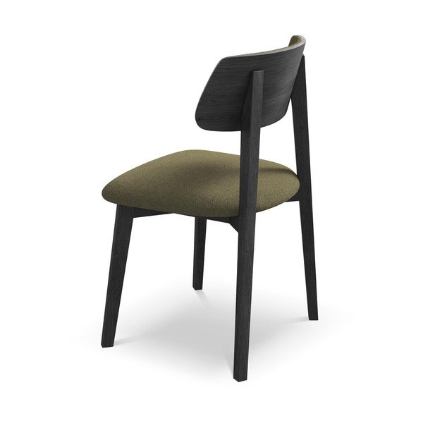 Zelen jedilni stol iz masivnega lesa Niu – Makamii-image-3