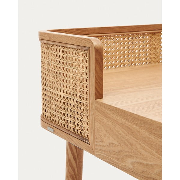 Pisalna miza v jesenovem dekorju 62x105 cm Araxi – Kave Home-image-4
