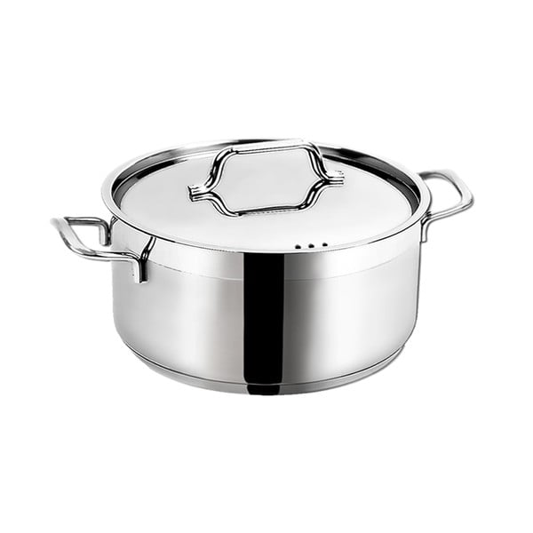 Posoda iz nerjavečega jekla s pokrovom Orion Anett, 4,3 l