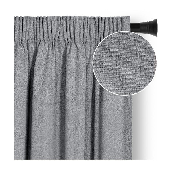 Siva zatemnitvena zavesa 140x250 cm Corita – Restilo