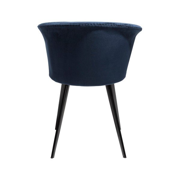 Temno moder fotelj DAN-FORM Danska Merge Velvet-image-4