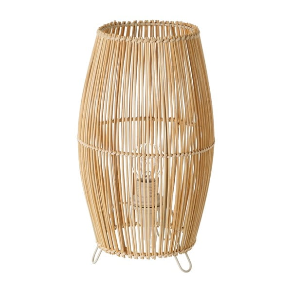 Bambusova namizna svetilka v naravni barvi z bambusovim senčnikom (višina 29 cm) Natural Way – Casa Selección