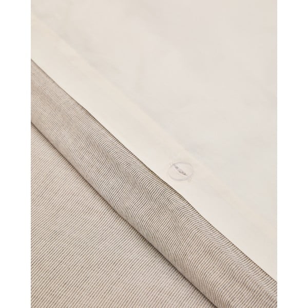Bež podaljšana posteljnina za zakonsko posteljo iz bombažnega perkala 240x220 cm Sotela – Kave Home-image-1