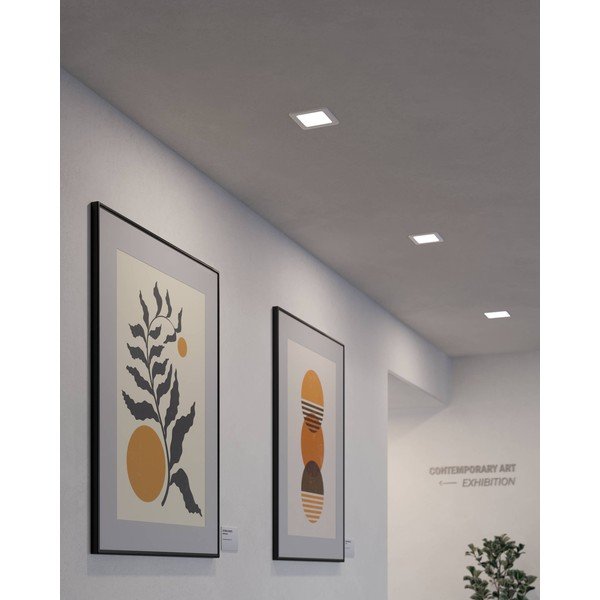 Bela LED vgradna stropna svetilka 12x12 cm FUEVA 5 – EGLO-image-1