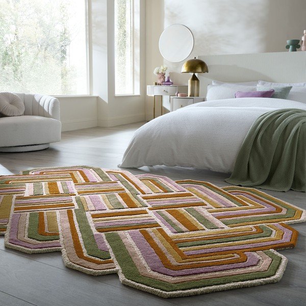 Ročno tkana volnena preproga 160x230 cm Lattice Shaped  – Flair Rugs-image-1