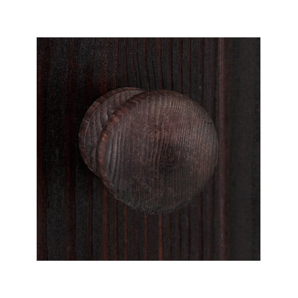 Rjava TV omarica iz masivnega bora 45x44 cm Cubrix – Støraa-image-4