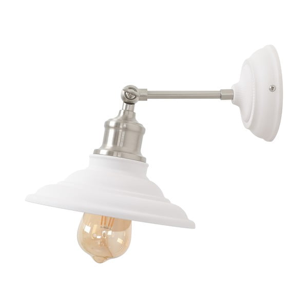 Bela stenska svetilka ø 21 cm Loret – GTV