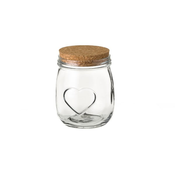 Steklo s plutovinastim pokrovčkom Unimasa Heart, ⌀ 11,1 cm