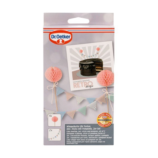 Komplet 2 okraskov za torte Dr. Oetker Celebrate-image-2
