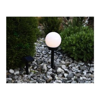 Vrtna solarna LED svetilka Star Trading Globe Stick, ⌀ 15 cm
