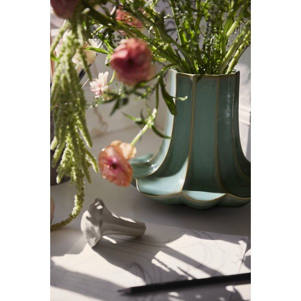 Svetlo zelena keramična vaza (višina 20,5 cm) Kantarel – Kähler Design-image-2
