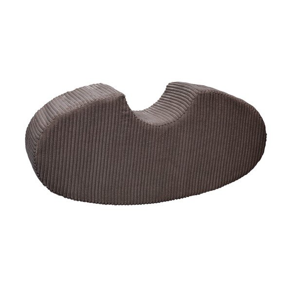 Rjava gugalnica iz rebrastega žameta višina 80 cm 35x24 cm – Meowbaby