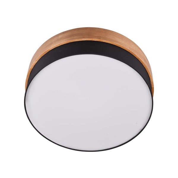 Svetilka s tekstilnim senčilom v črni in naravni barvi Seasons – Trio-image-2