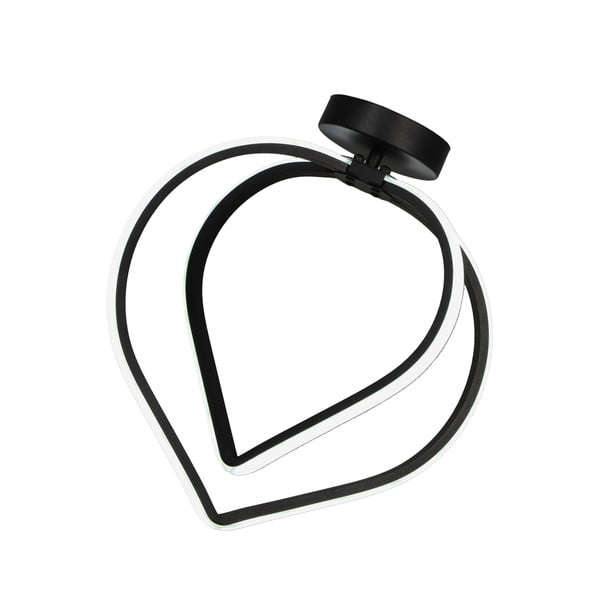 Črna kovinska LED stropna svetilka Pars – Squid Lighting-image-3