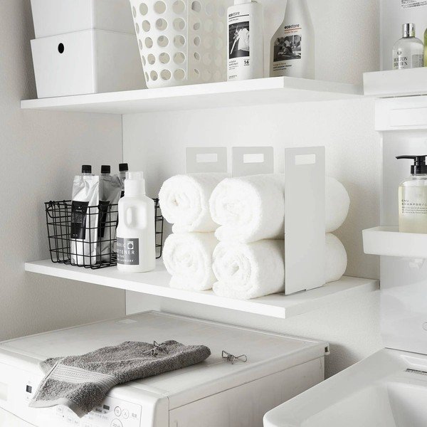 Bela kovinska stojala za brisače v kompletu 2 ks Tower – YAMAZAKI-image-1