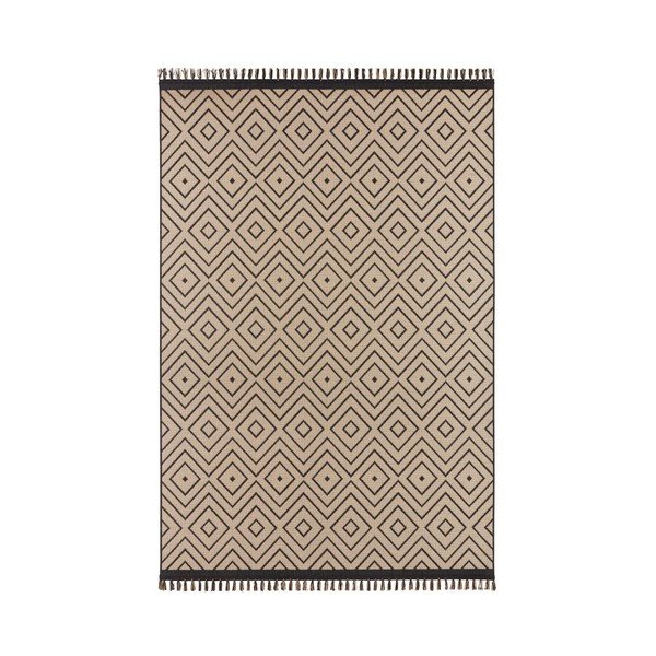 Bež in črna preproga Hanse Home Intense Sulo, 80 x 150 cm