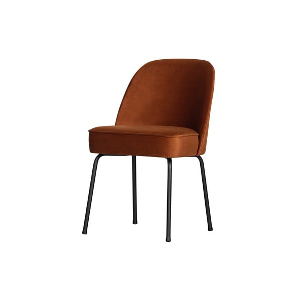 Opečnato oranžni žametni jedilni stoli v kompletu 2 ks Vogue – WOOOD-image-3