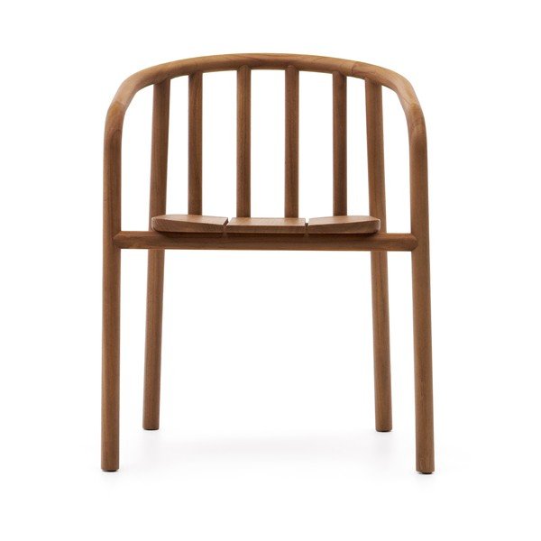 Vrtni stol iz masivnega lesa v naravni barvi Turqueta – Kave Home-image-2