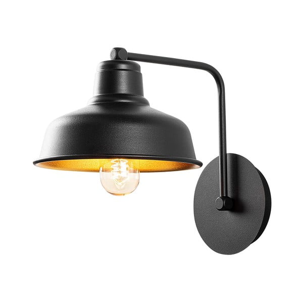 Črna stenska svetilka Berceste – Opviq lights-image-2