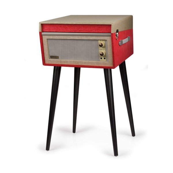 Rdeči gramofon Crosley Bermuda foot-image-4